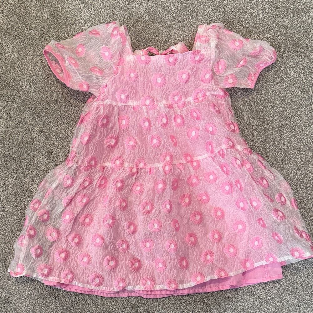 Lola + The Boys Vibrant Pink dress